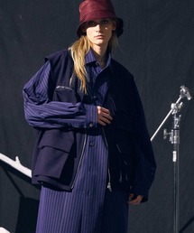 MAISON SPECIAL | 《ユニセックスアイテム》マルチファブリックユーティリティミリタリーベスト【MAISON SPECIAL/メゾンスペシャル】(ベスト)