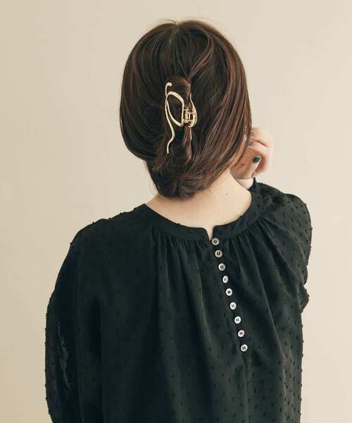 SMELLY（スメリー）の「メタルランダムラインバンス（バレッタ/ヘアクリップ・レディース・ゴールド・-）」の8枚目の写真