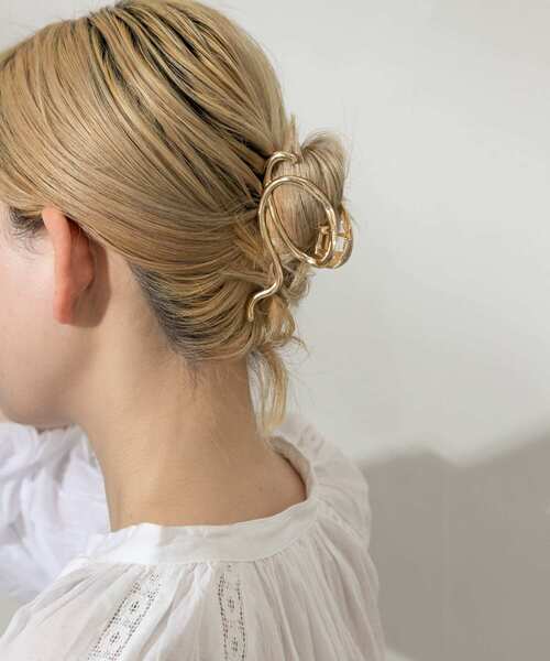 SMELLY（スメリー）の「メタルランダムラインバンス（バレッタ/ヘアクリップ・レディース・ゴールド・-）」の11枚目の写真
