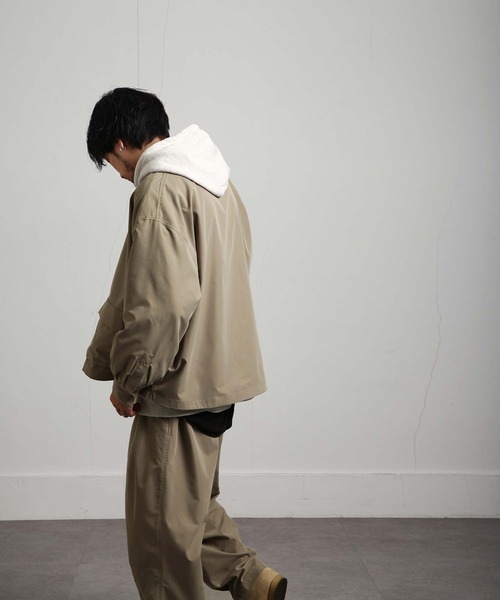 UNCORD（アンコード）の「【UNCORD】WIDE LOOSER SHIRTJACKET/ワイドルーズシャツジャケット（ミリタリージャケット・メンズ・カーキ/ベージュ/ブラック・MEDIUM/X-LARGE/LARGE）」の20枚目の写真