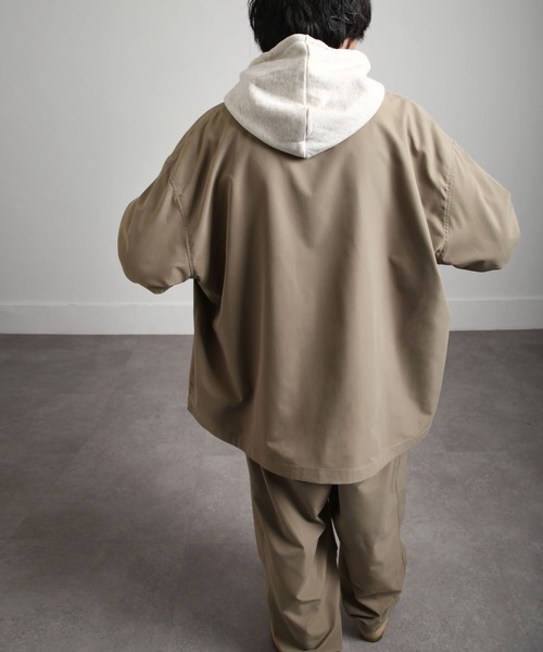 UNCORD（アンコード）の「【UNCORD】WIDE LOOSER SHIRTJACKET/ワイドルーズシャツジャケット（ミリタリージャケット・メンズ・カーキ/ベージュ/ブラック・MEDIUM/X-LARGE/LARGE）」の21枚目の写真