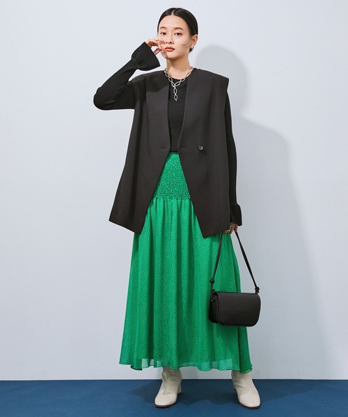 ADAM ET ROPE'（アダムエロペ）の「【WEB限定】フラップミニショルダーバッグ（ショルダーバッグ・レディース・ブルー/グリーン/ブラック/イエロー・FREE）」の6枚目の写真