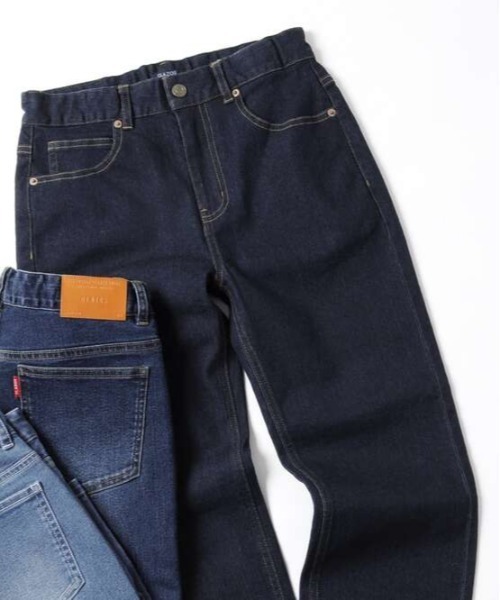 GLAZOS（グラソス）の「[ストレート]ヴィンテージ加工デニムパンツ（デニムパンツ・キッズ・ブルー/ライトブルー/インディゴブルー・130cm/140cm/170cm/150cm/160cm）」の2枚目の写真