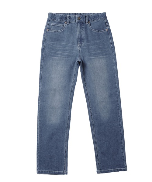 GLAZOS（グラソス）の「[ストレート]ヴィンテージ加工デニムパンツ（デニムパンツ・キッズ・ブルー/ライトブルー/インディゴブルー・130cm/140cm/170cm/150cm/160cm）」の4枚目の写真