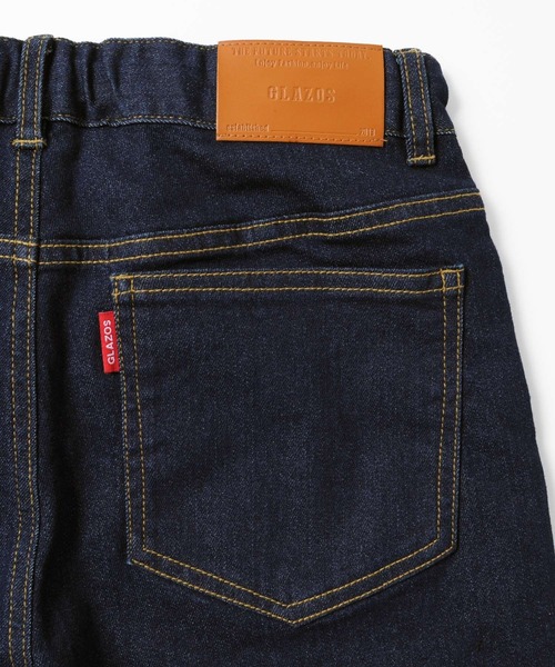 GLAZOS（グラソス）の「[ストレート]ヴィンテージ加工デニムパンツ（デニムパンツ・キッズ・ブルー/ライトブルー/インディゴブルー・130cm/140cm/170cm/150cm/160cm）」の9枚目の写真