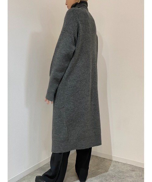 LA PEAU DE GEM（ラポドゥジェム）の「【LA PEAU DE GEM】タートルネックニットワンピース（ワンピース・レディース・ベージュ/グレー・FREE）」の16枚目の写真