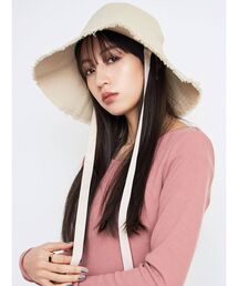 ロゴテープ付きハット