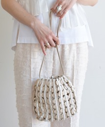 Ray BEAMS | RBS / フェイクレザー リング バッグ(ハンドバッグ)