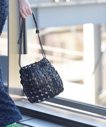 Ray BEAMS | RBS / フェイクレザー リング バッグ(ハンドバッグ)