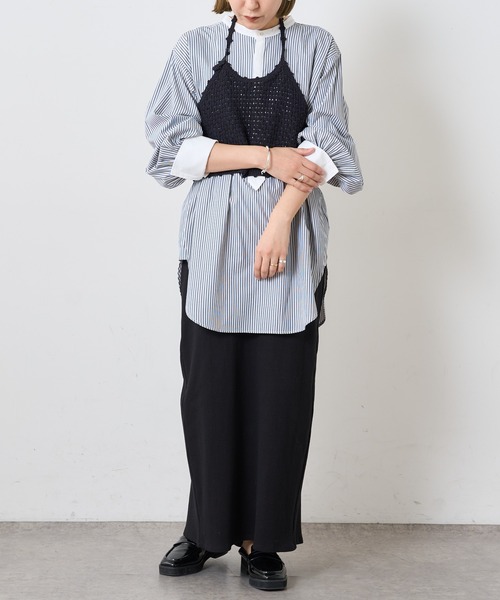 Omekashi（オメカシ）の「バックテールカットスカート（スカート・レディース・ピンク/グレー/ブラック/ブラウン・36/38）」の11枚目の写真