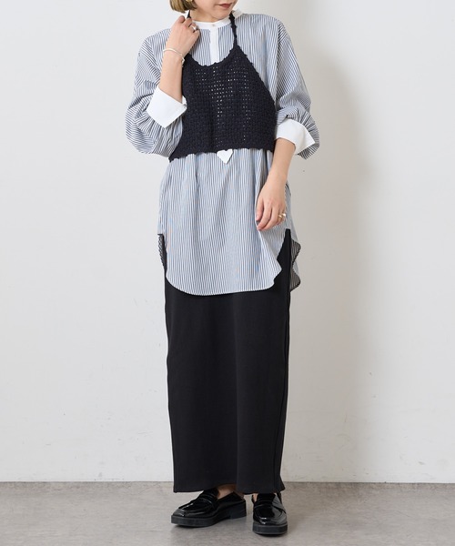 Omekashi（オメカシ）の「バックテールカットスカート（スカート・レディース・ピンク/グレー/ブラック/ブラウン・36/38）」の12枚目の写真