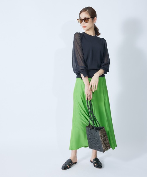 ROPE'（ロペ）の「グルカフラットミュール（サンダル・レディース・ブラック/ベージュ系その他・36.5/37.5/35.5）」の8枚目の写真