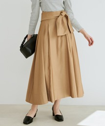 デニムライクフレアスカート【sustainable】