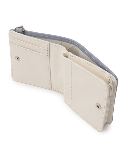 PINK-latte（ピンクラテ）の「◆ネコ耳二つ折り財布（財布・キッズ・ブラック/ライトグリーン/ライトパープル・00）」の9枚目の写真