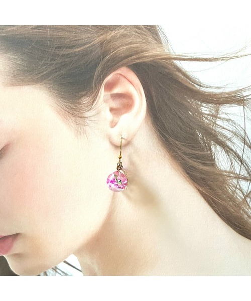 tone(トーン)の「【Willija】金属アレルギー対応《石の果実》ピアス(MA)(ピアス(両耳用)・レディース・ホワイト/パープル/レッド/ピンク/ブルー/グリーン・FREE)」の16枚目の写真