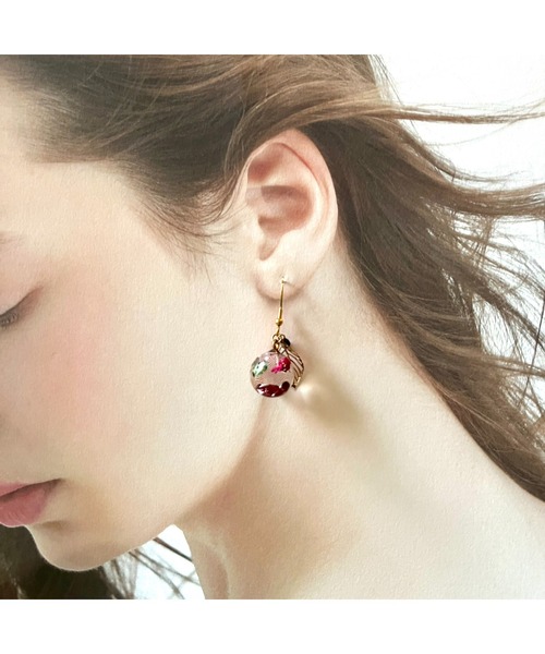 tone(トーン)の「【Willija】金属アレルギー対応《石の果実》ピアス(MA)(ピアス(両耳用)・レディース・ホワイト/パープル/レッド/ピンク/ブルー/グリーン・FREE)」の17枚目の写真