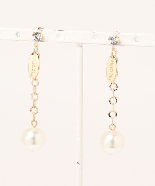 lilLilly（リルリリー）の「パールピアス（ピアス（両耳用）・レディース・ゴールド・FREE）」の5枚目の写真