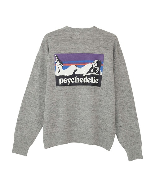 HYSTERIC GLAMOUR（ヒステリックグラマー）の「PSYCHEDELIC カーディガン（カーディガン/ボレロ・メンズ・ブラック/ネイビー/トップグレー・X-LARGE/SMALL/LARGE/MEDIUM）」の5枚目の写真