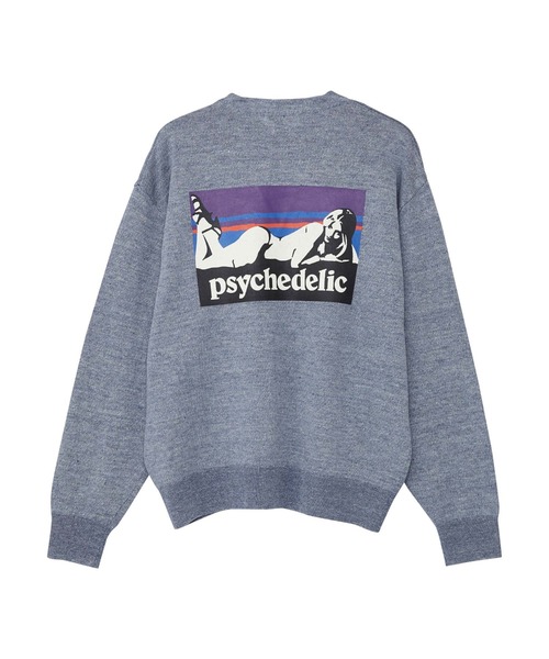 HYSTERIC GLAMOUR（ヒステリックグラマー）の「PSYCHEDELIC カーディガン（カーディガン/ボレロ・メンズ・ブラック/ネイビー/トップグレー・X-LARGE/SMALL/LARGE/MEDIUM）」の7枚目の写真