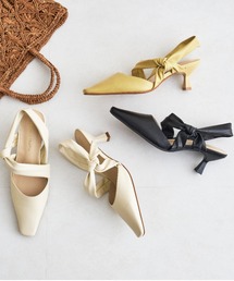 ORiental TRaffic | 【EC限定】ツイストバックストラップパンプス/25107(パンプス)