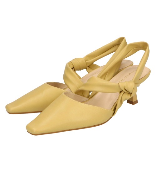 ORiental TRaffic（オリエンタルトラフィック）の「EC限定 ツイストバックストラップパンプス 25107（パンプス・レディース・イエロー/ホワイト/ブラック・40/38/39/41/42/35/36/37/34/33/43）」の15枚目の写真