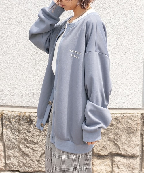 PairPair(ペアペア)の「ロゴカーディガン(ユニセックス)(カーディガン/ボレロ・レディース・ピンク/アイボリー/グレイッシュブルー・フリー)」の17枚目の写真