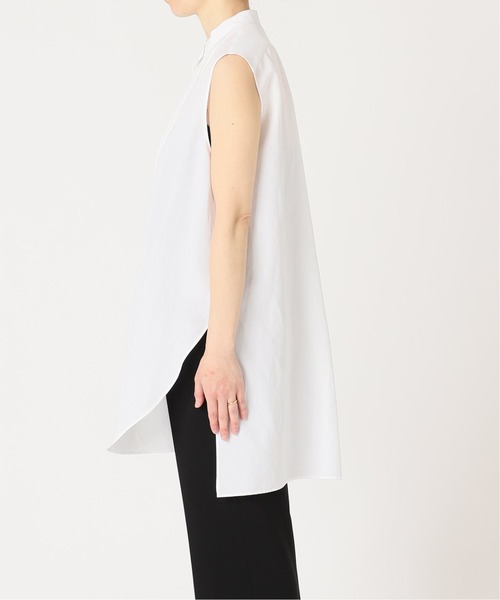 VERMEIL par iena（ヴェルメイユパーイエナ）の「ピンタックノースリーブシャツ◆（シャツ/ブラウス・レディース・ホワイト/ブラック・FREE）」の21枚目の写真
