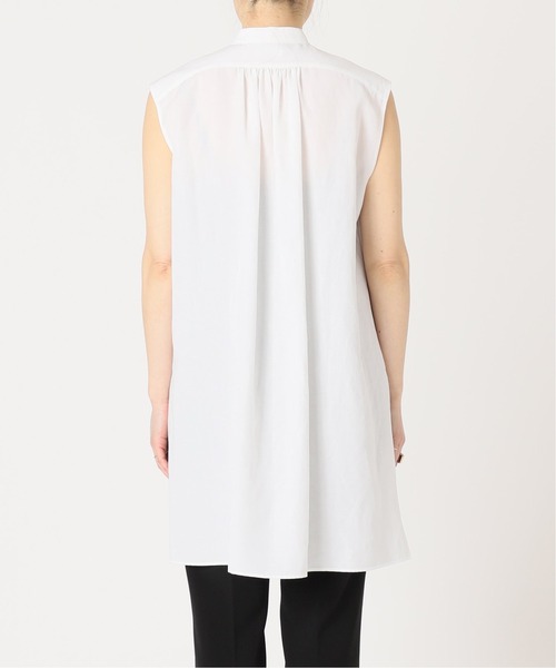 VERMEIL par iena（ヴェルメイユパーイエナ）の「ピンタックノースリーブシャツ◆（シャツ/ブラウス・レディース・ホワイト/ブラック・FREE）」の22枚目の写真