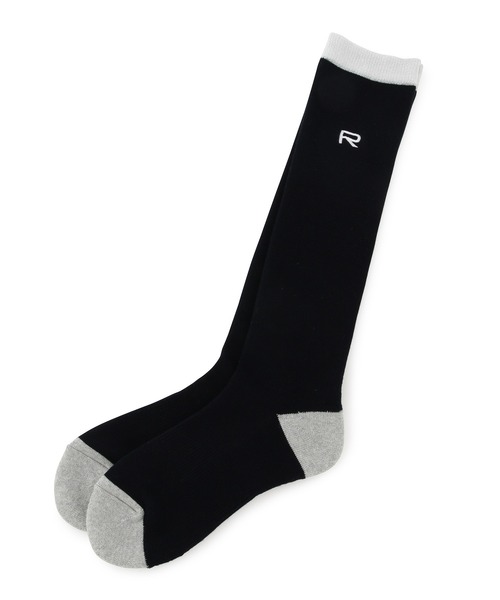 JUN&ROPE'（ジュンアンドロペ）の「【抗菌防臭】ラメラインハイソックス（ソックス/靴下・レディース・ブラック/ホワイト/ネイビー・FREE）」の3枚目の写真