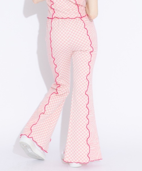 キャンディーストリッパー　CND ピンク カーゴパンツ CND ZIPPER TRACK PANTS | Candy Stripper（キャンディ
