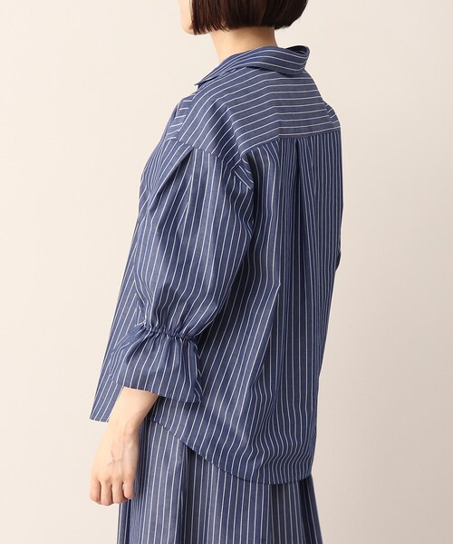 UNTITLED（アンタイトル）の「◆イージーケア スキッパーブラウス【洗える】（シャツ/ブラウス・レディース・ブラック系1/ネイビー系2/ホワイト系・02/48/04/00/44）」の6枚目の写真