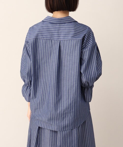 UNTITLED（アンタイトル）の「◆イージーケア スキッパーブラウス【洗える】（シャツ/ブラウス・レディース・ブラック系1/ネイビー系2/ホワイト系・02/48/04/00/44）」の7枚目の写真