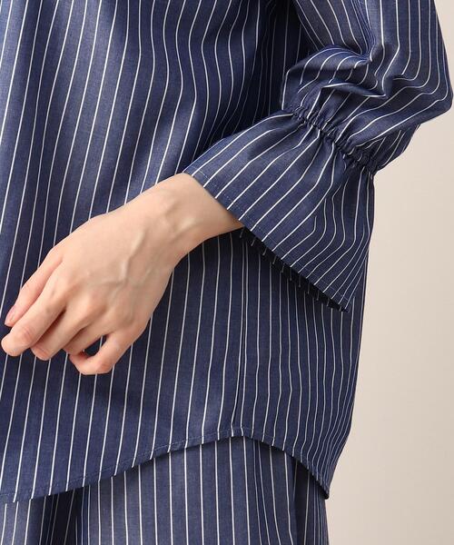 UNTITLED（アンタイトル）の「◆イージーケア スキッパーブラウス【洗える】（シャツ/ブラウス・レディース・ブラック系1/ネイビー系2/ホワイト系・02/48/04/00/44）」の9枚目の写真