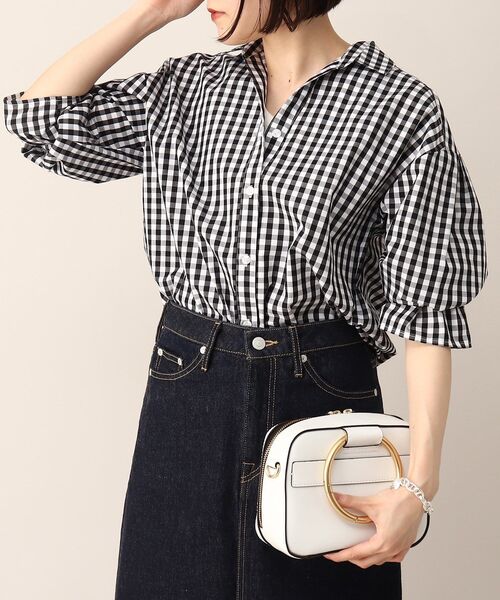 UNTITLED（アンタイトル）の「◆イージーケア スキッパーブラウス【洗える】（シャツ/ブラウス・レディース・ブラック系1/ネイビー系2/ホワイト系・02/48/04/00/44）」の14枚目の写真