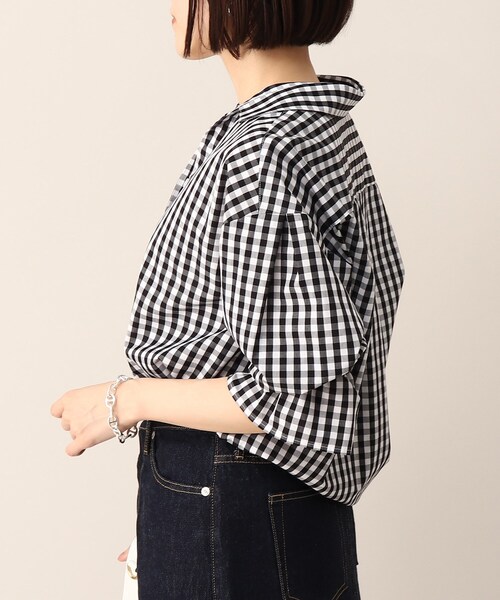 UNTITLED（アンタイトル）の「◆イージーケア スキッパーブラウス【洗える】（シャツ/ブラウス・レディース・ブラック系1/ネイビー系2/ホワイト系・02/48/04/00/44）」の15枚目の写真