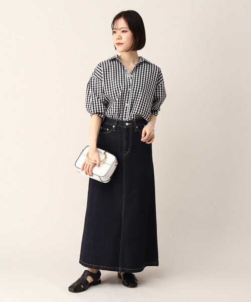 UNTITLED（アンタイトル）の「◆イージーケア スキッパーブラウス【洗える】（シャツ/ブラウス・レディース・ブラック系1/ネイビー系2/ホワイト系・02/48/04/00/44）」の17枚目の写真