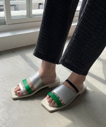PAGEBOY | アシメフラットサンダル(サンダル)