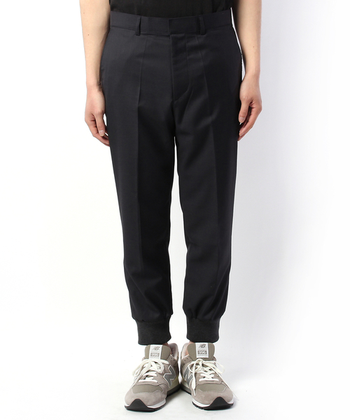 WHO'S WHO gallery（フーズフーギャラリー）の「【GIGGER】リブスラックス（スラックス・メンズ・ブラック/ネイビー/グレー・MEDIUM/LARGE）」の2枚目の写真