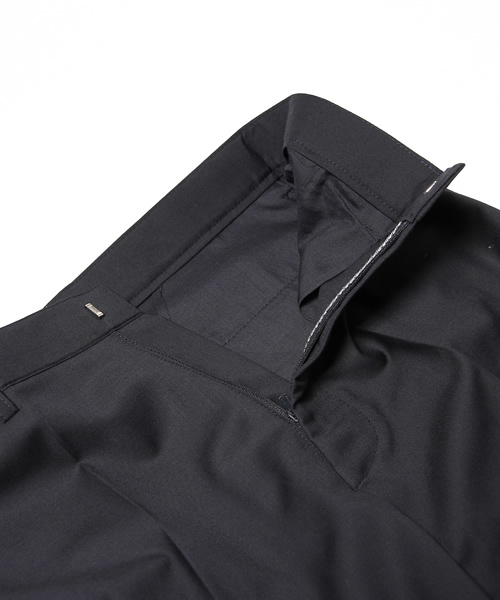 WHO'S WHO gallery（フーズフーギャラリー）の「【GIGGER】リブスラックス（スラックス・メンズ・ブラック/ネイビー/グレー・MEDIUM/LARGE）」の4枚目の写真