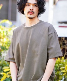 ヘビーウェイト オーバーサイズTシャツ / 13.5オンス ビッグシルエット 無地 半袖 厚手 透けない白T メンズ カットソー