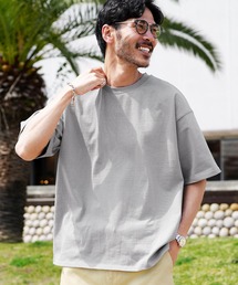 ヘビーウェイト オーバーサイズTシャツ / 13.5オンス ビッグシルエット 無地 半袖 厚手 透けない白T メンズ カットソー