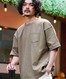 ヘビーウェイト オーバーサイズTシャツ / 13.5オンス ビッグシルエット 無地 半袖 厚手 透けない白T メンズ カットソー