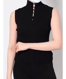 MERCURYDUO | 3WAYボタンノースリデザインニット(ニット/セーター)