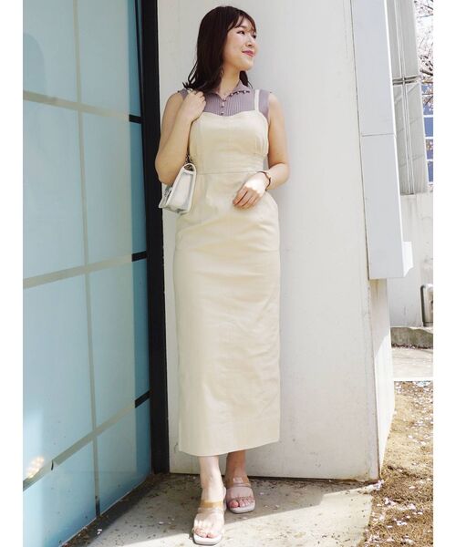 MERCURYDUO（マーキュリーデュオ）の「3WAYボタンノースリデザインニット（ニット/セーター・レディース・オフホワイト/グレー/ブラック/ピンク/ベージュ・FREE）」の17枚目の写真