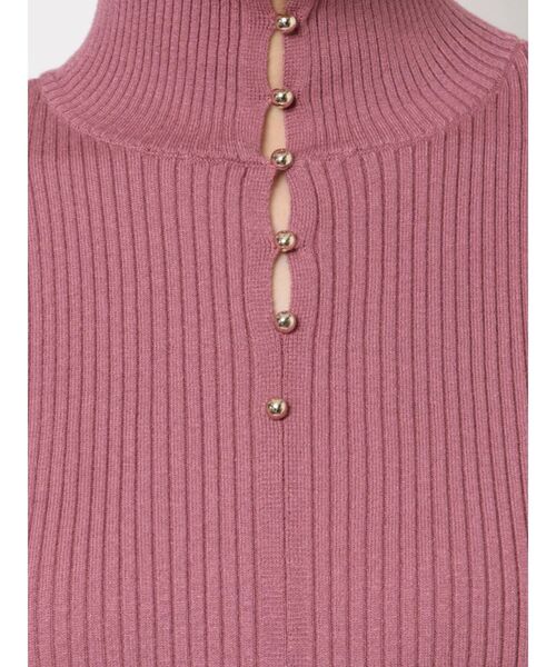 MERCURYDUO（マーキュリーデュオ）の「3WAYボタンノースリデザインニット（ニット/セーター・レディース・オフホワイト/グレー/ブラック/ピンク/ベージュ・FREE）」の22枚目の写真