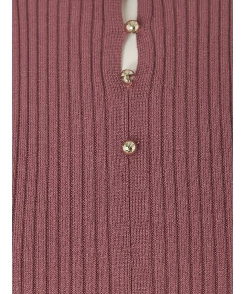 MERCURYDUO（マーキュリーデュオ）の「3WAYボタンノースリデザインニット（ニット/セーター・レディース・オフホワイト/グレー/ブラック/ピンク/ベージュ・FREE）」の11枚目の写真