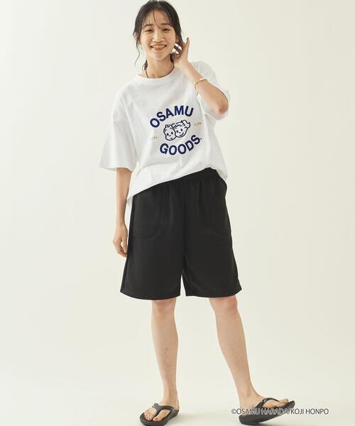 OSAMU GOODS（オサムグッズ）の「【WEB限定】 ＜info. BEAUTY&YOUTH × OSAMU GOODS（R）＞ カレッジTシャツ1（Tシャツ/カットソー・メンズ・ホワイト・S/M/L）」の9枚目の写真
