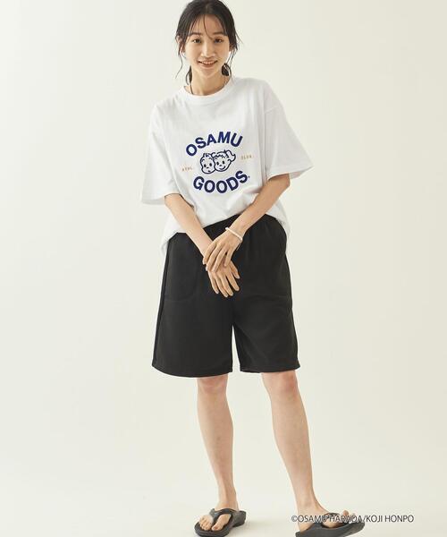 OSAMU GOODS（オサムグッズ）の「【WEB限定】 ＜info. BEAUTY&YOUTH × OSAMU GOODS（R）＞ カレッジTシャツ1（Tシャツ/カットソー・メンズ・ホワイト・S/M/L）」の10枚目の写真