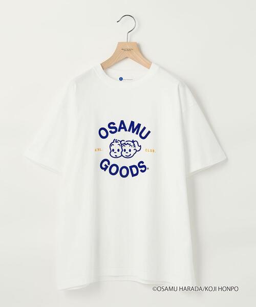 OSAMU GOODS（オサムグッズ）の「【WEB限定】 ＜info. BEAUTY&YOUTH × OSAMU GOODS（R）＞ カレッジTシャツ1（Tシャツ/カットソー・メンズ・ホワイト・S/M/L）」の11枚目の写真