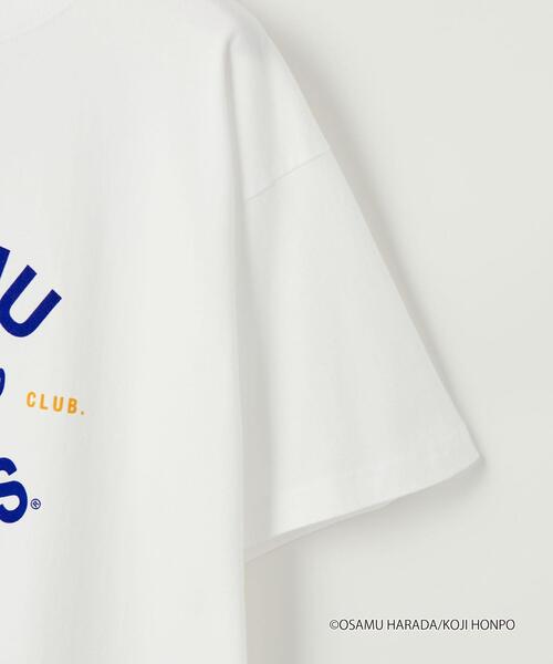 OSAMU GOODS（オサムグッズ）の「【WEB限定】 ＜info. BEAUTY&YOUTH × OSAMU GOODS（R）＞ カレッジTシャツ1（Tシャツ/カットソー・メンズ・ホワイト・S/M/L）」の14枚目の写真